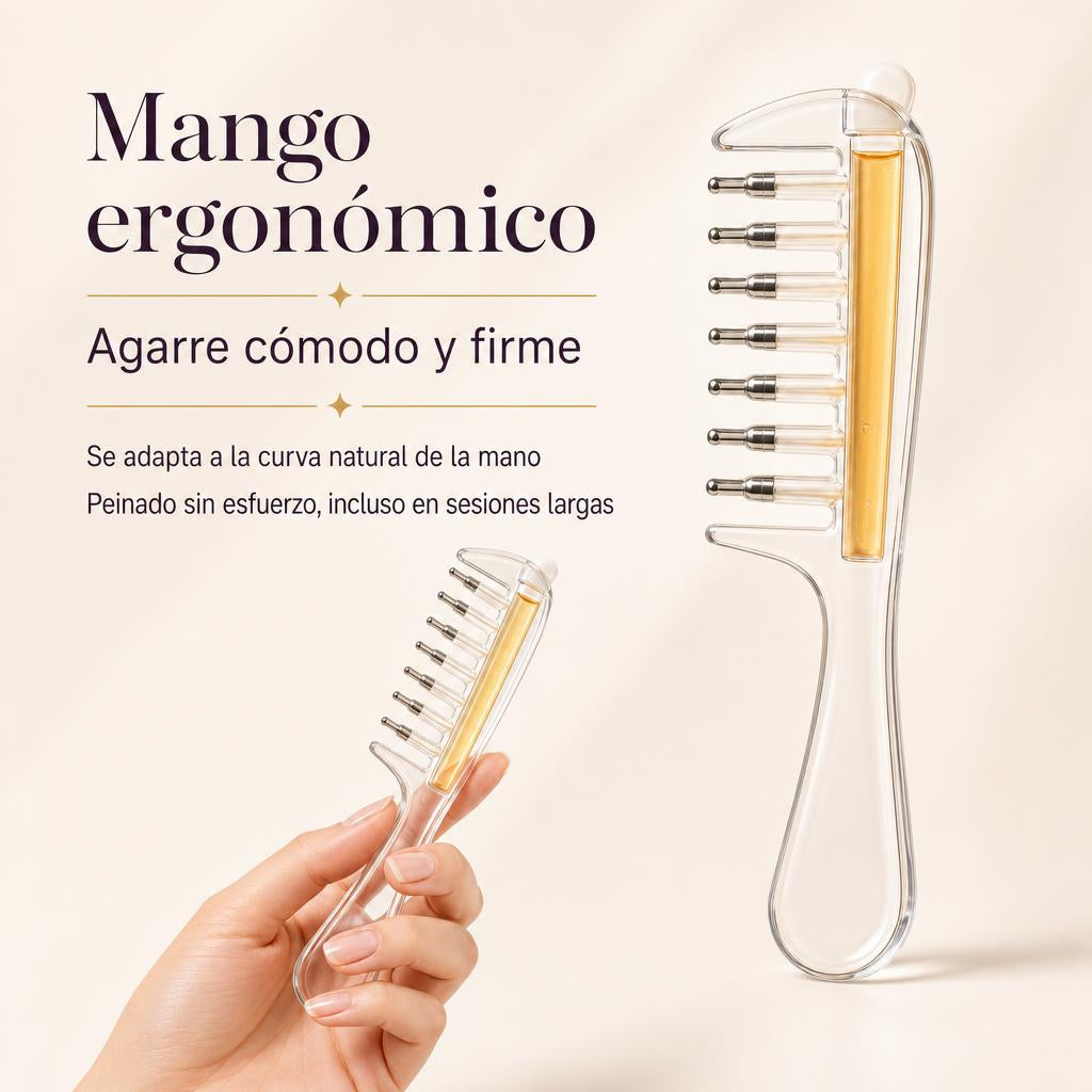 Mango ergonómico de Oleovita: agarre cómodo y firme